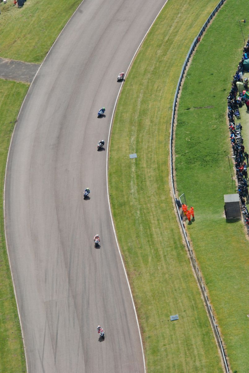 Aerial view of the 2012 British Super Bikes